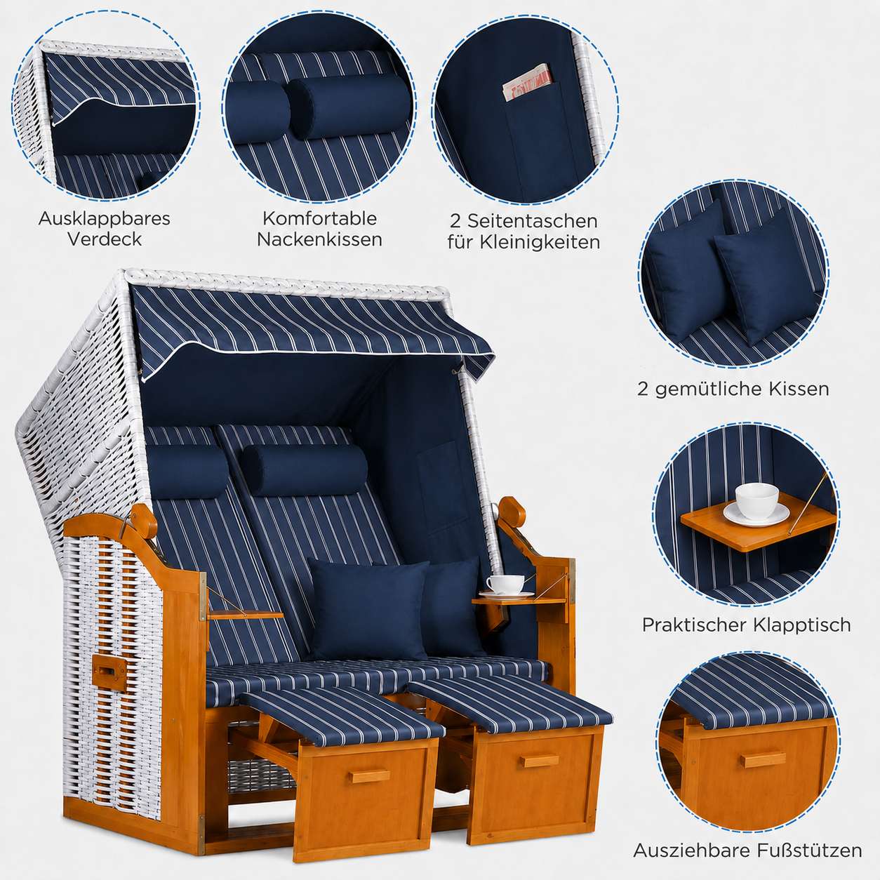 NordSeele™ Strandkorb Sylt