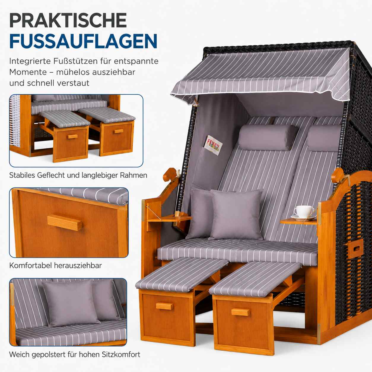 NordSeele™ Strandkorb Sylt