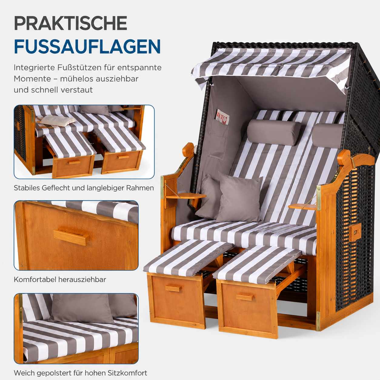 NordSeele™ Strandkorb Sylt