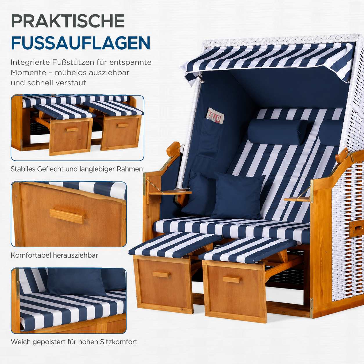NordSeele™ Strandkorb Sylt