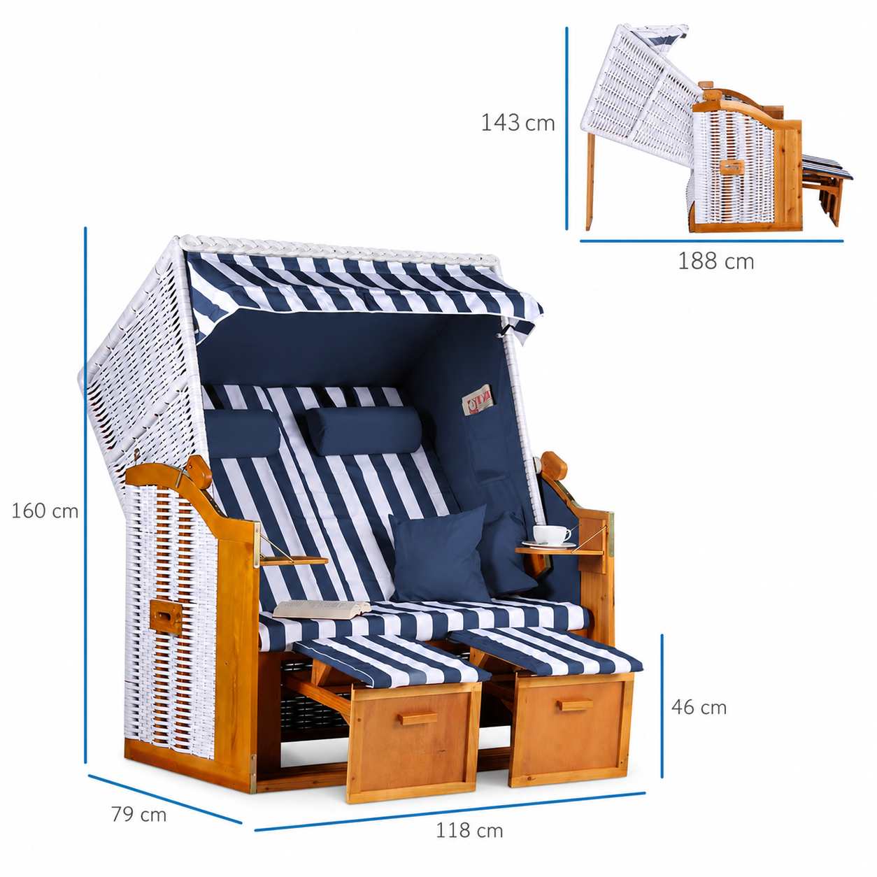 NordSeele™ Strandkorb Sylt