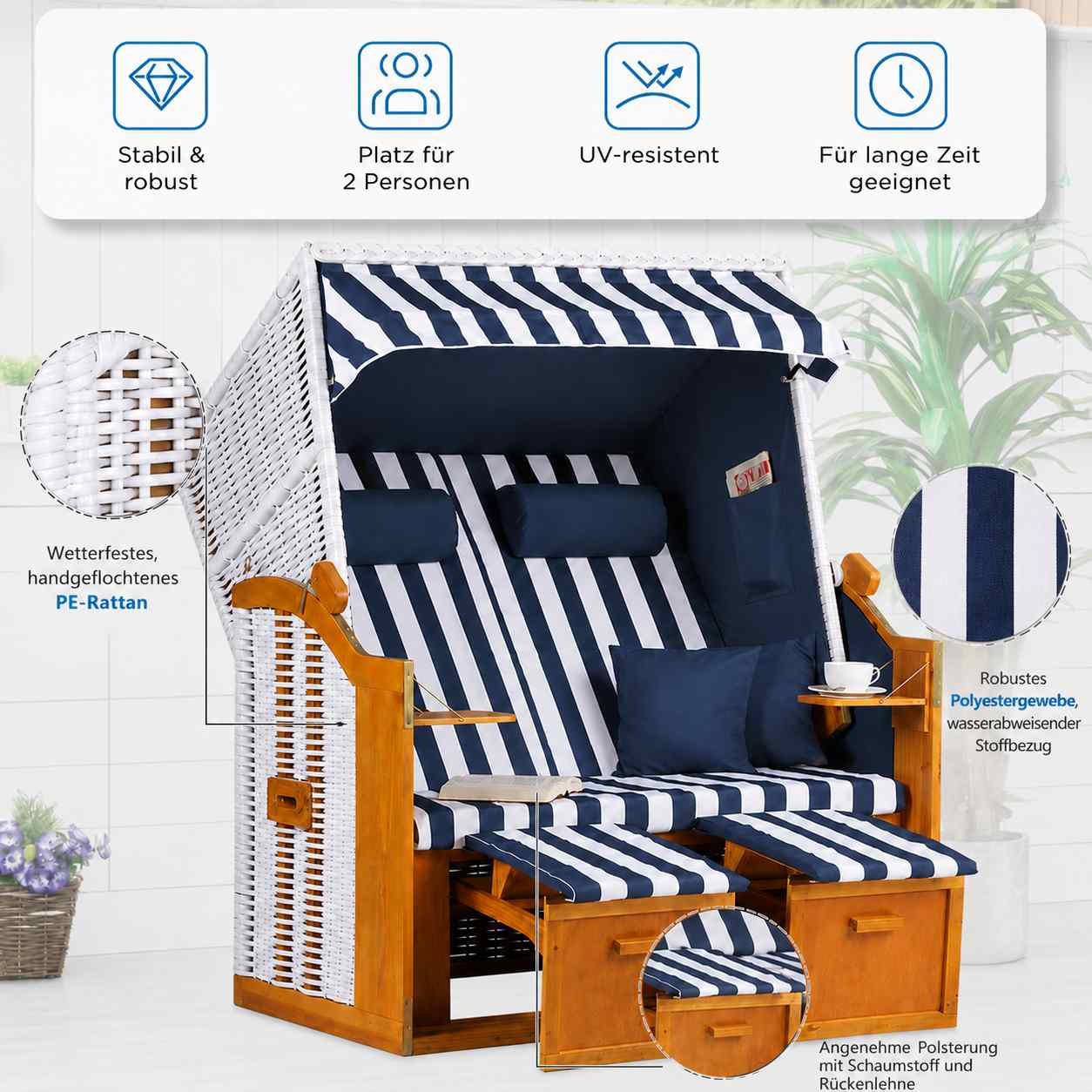 NordSeele™ Strandkorb - Das Original